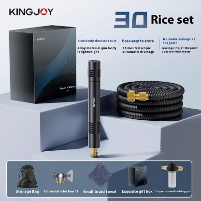 High pressure telescopic, pressurized hose, powerful floor, watering, car washing water gun