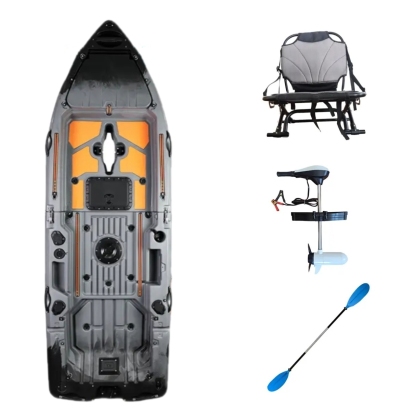 2025 new fishing boat, upgraded ultra wide and ultra stable split body road sub boat