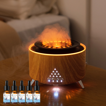 Bluetooth speaker, jellyfish, flame, humidifying aromatherapy machine, gift