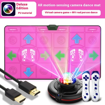 Double wireless dance mat, home TV motion sensing camera game, weight loss running mat dance machine