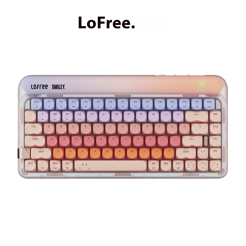 Lipstick Rose Gold liquid foundation Smiley Face Wireless Bluetooth Mechanical Keyboard