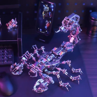 Lantern fish 3D puzzle model, adult version mechanical metal, birthday gift