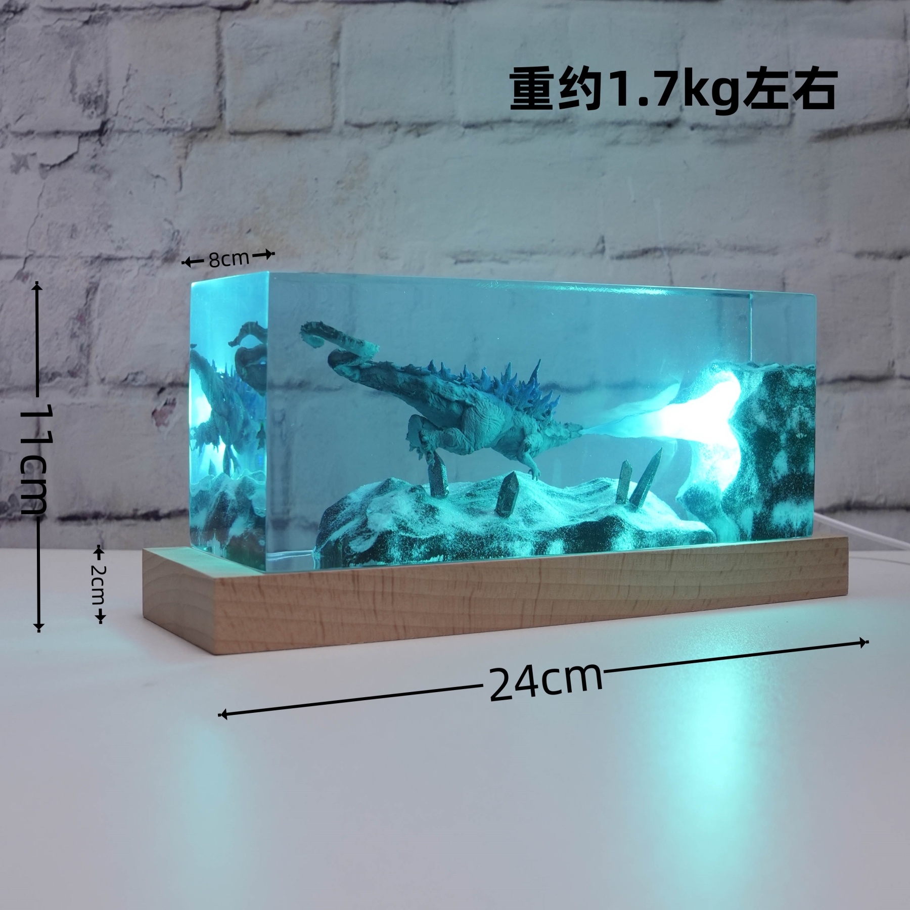 Gogisla desktop ornament, decorative night light, birthday gift