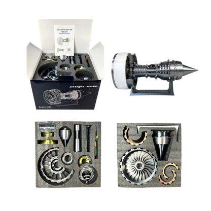 Simulated aircraft engines, turbine engine models that can be started, birthday gifts