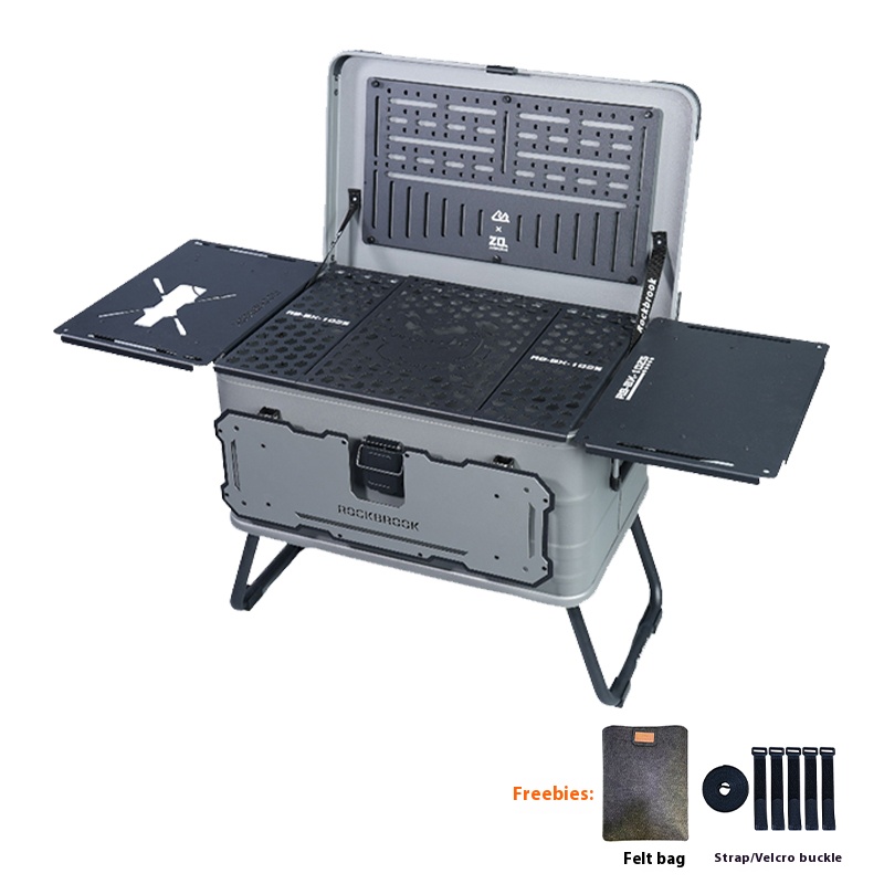 Aluminum magnesium alloy outdoor camping storage box, camping coffee box trunk, rear modification box