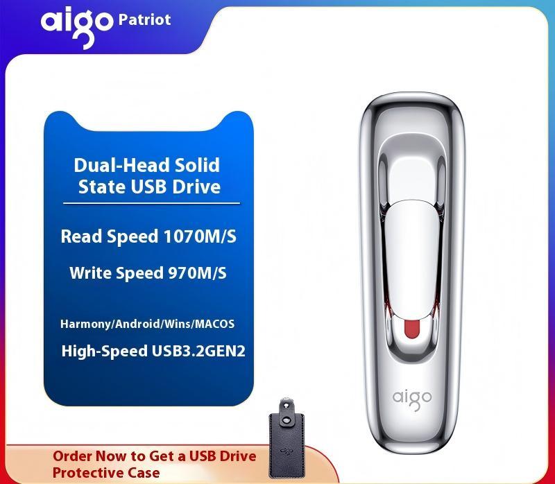 High speed large capacity/dual interface Typec/dual-use for mobile phones and computers/1T solid-state USB drive