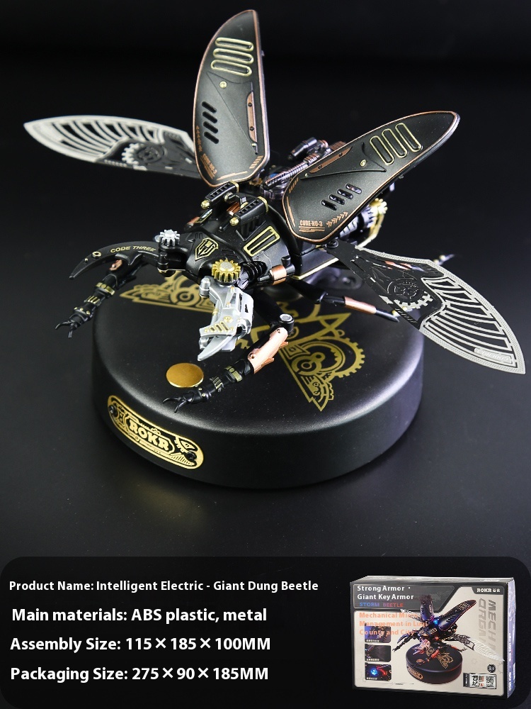 High difficulty assembly model metal mechanical insect