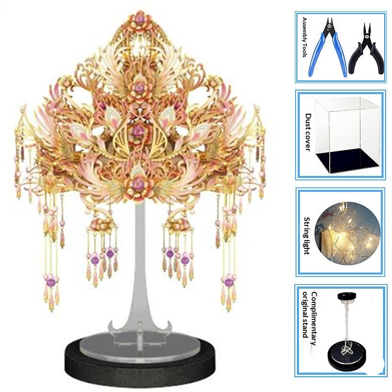 Chinese style, collectible grade, 3D handmade metal assembly model