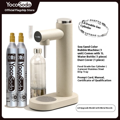 Home bubble water, soda water, carbonated water, beverage bubble machine