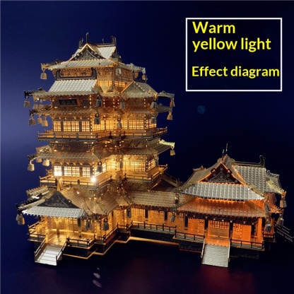 3D metal puzzle, world-renowned architecture, high difficulty puzzle