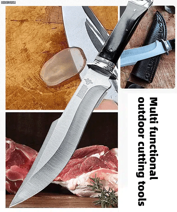 Diamond-Hard Forged Knife, Cuts Stone Like Paper, Durable For Fifty Years