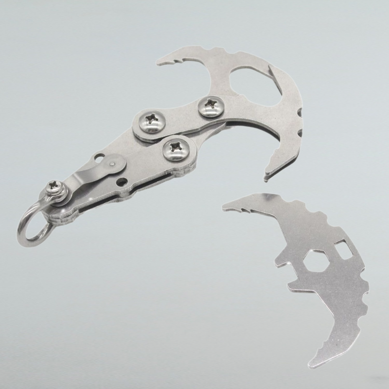 Rozsdamentes acél repülő tigris gravitációs horog