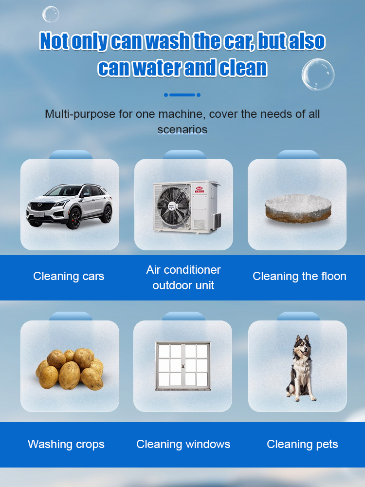【Car Washer Artifact】Household electric high-pressure car wash water gun
