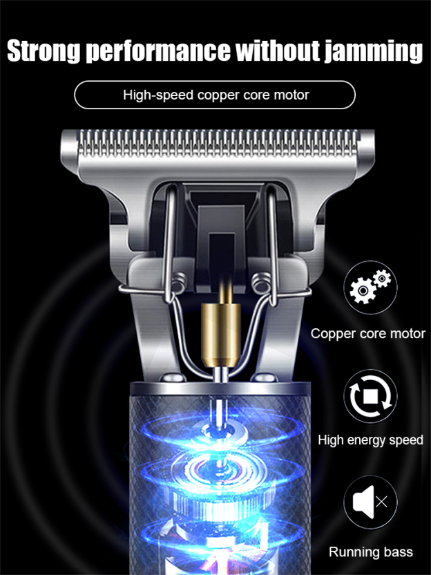 Electric oil head carving hair clipper. The blade is smooth and does not pull hair