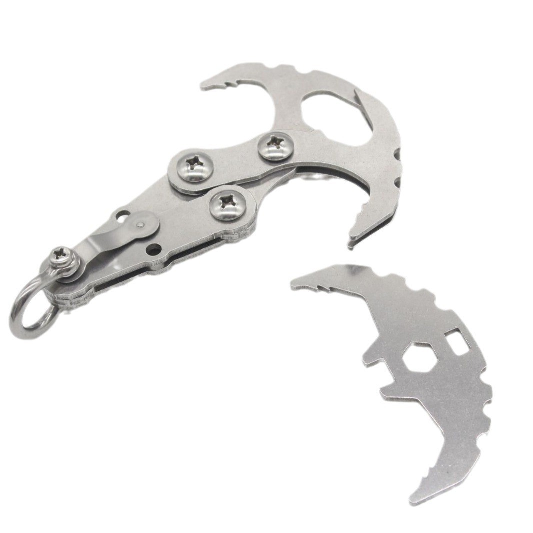 Rozsdamentes acél repülő tigris gravitációs horog