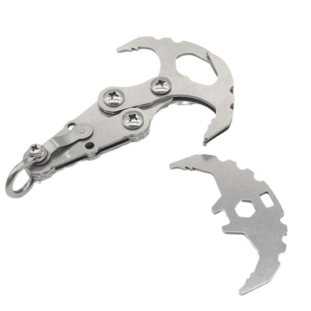 Rozsdamentes acél repülő tigris gravitációs horog