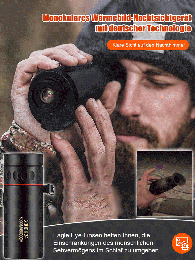 👍🔥Deutsche Technologie Wärmebildmonokular Nachtsichtgerät
