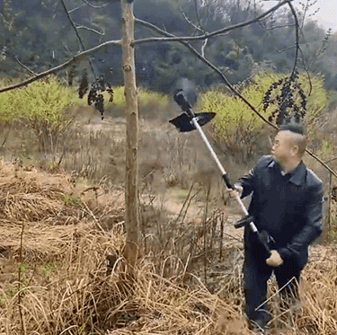 [Full Copper Motor] Tragbarer Handrasenmäher