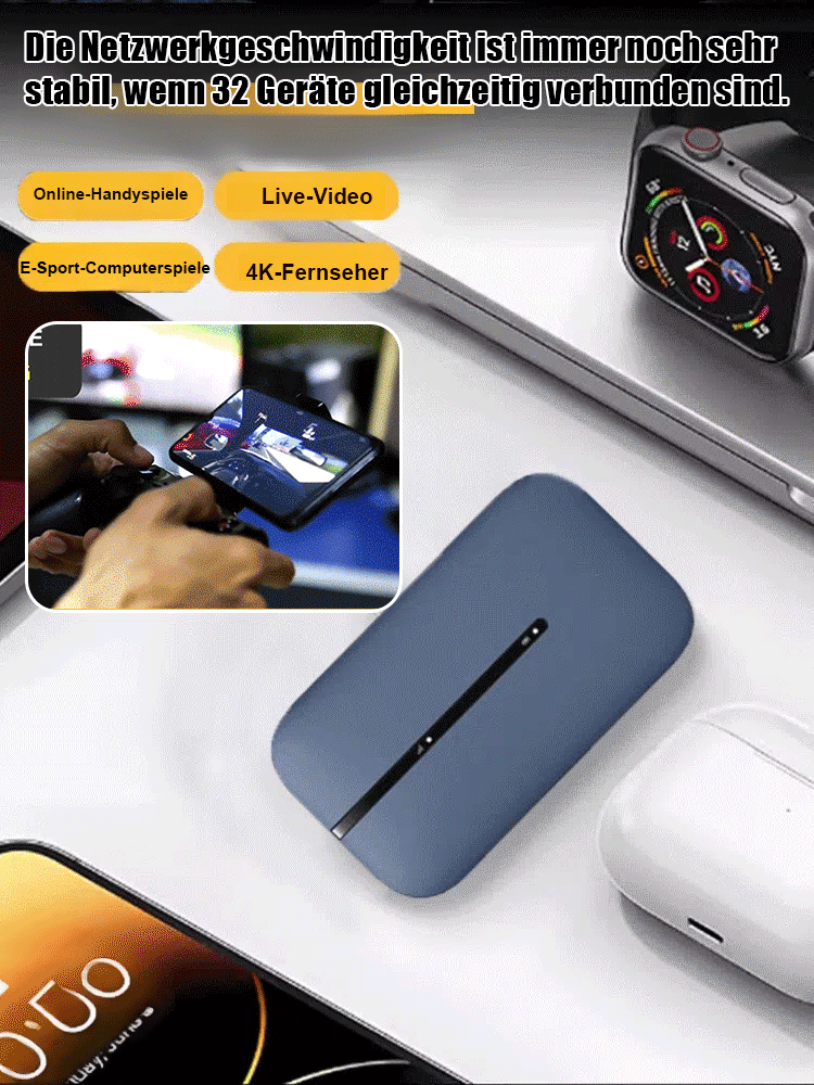 💁‍♀️Drahtloses Hochgeschwindigkeits-WLAN-Netzwerk mit schneller mobiler Verbindung.