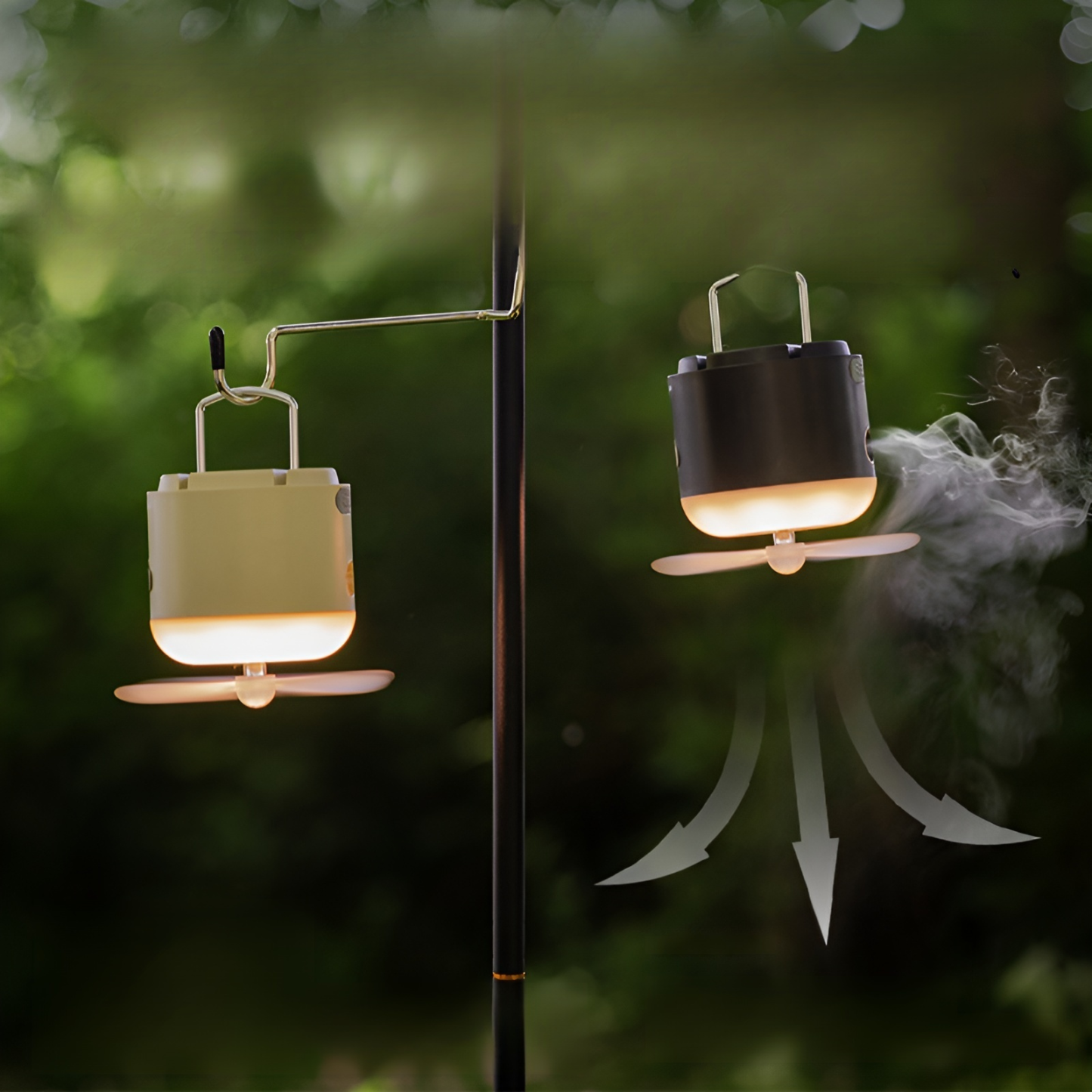 Multifunktions-Fan-Camping-Leuchte