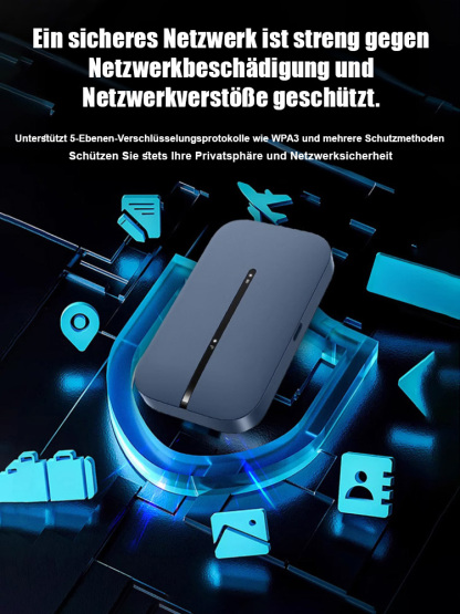 💁‍♀️Drahtloses Hochgeschwindigkeits-WLAN-Netzwerk mit schneller mobiler Verbindung.