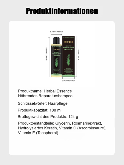 ✨💁‍♀️Pflanzenextrakt-Pflegeshampoo – Beste Ergebnisse bei wenig Haar