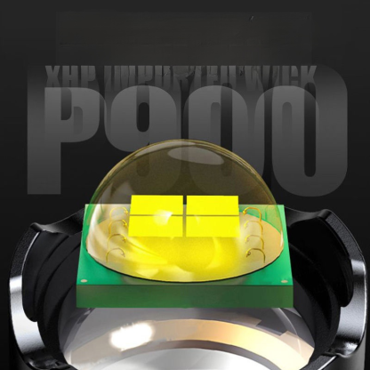 Leuchtend weiße Laser-Zoom-Taschenlampe