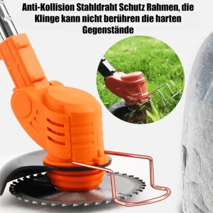 [Full Copper Motor] Tragbarer Handrasenmäher