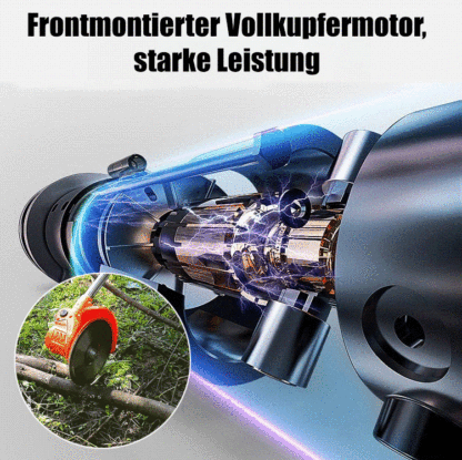 [Full Copper Motor] Tragbarer Handrasenmäher