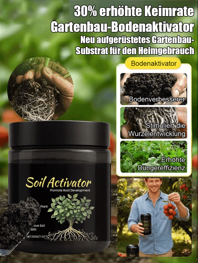 🔥🔥【30% höhere Keimrate】Neues Upgrade für Hausgarten-Bodenmittel