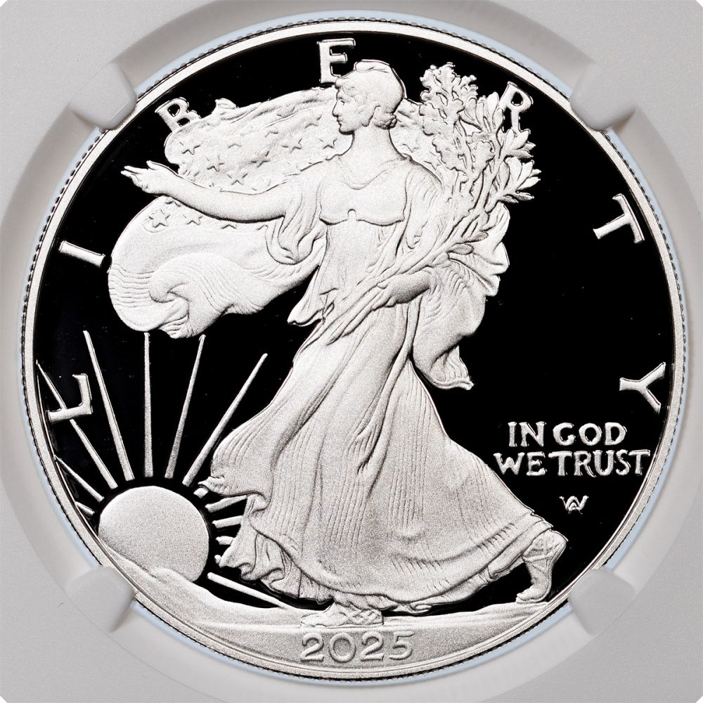 2025-S Proof $1 American Silver Eagle NGC PF70UCAM FDI San Francisco