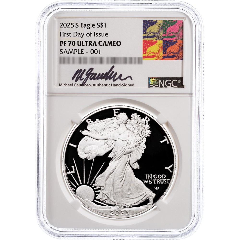 2025-S Proof $1 American Silver Eagle NGC PF70UCAM FDI San Francisco