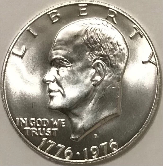 1971-1978 Eisenhower Dollar 40% Silver GEM BU UNC From OMS Original Mint Set Estate Hoard