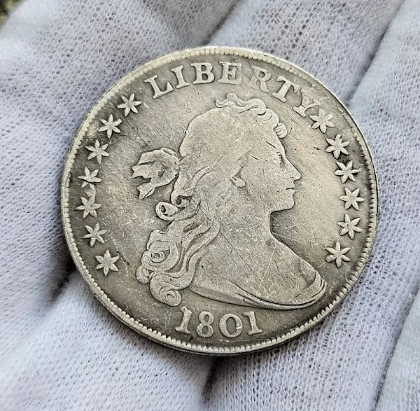 ❤Liberty Flowing Hair American US United States Dollar Silver ( 1794-1804 )