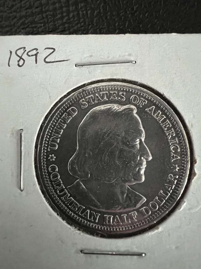 1892/1893 Columbian Half Dollar 2-pc Set AU/BU