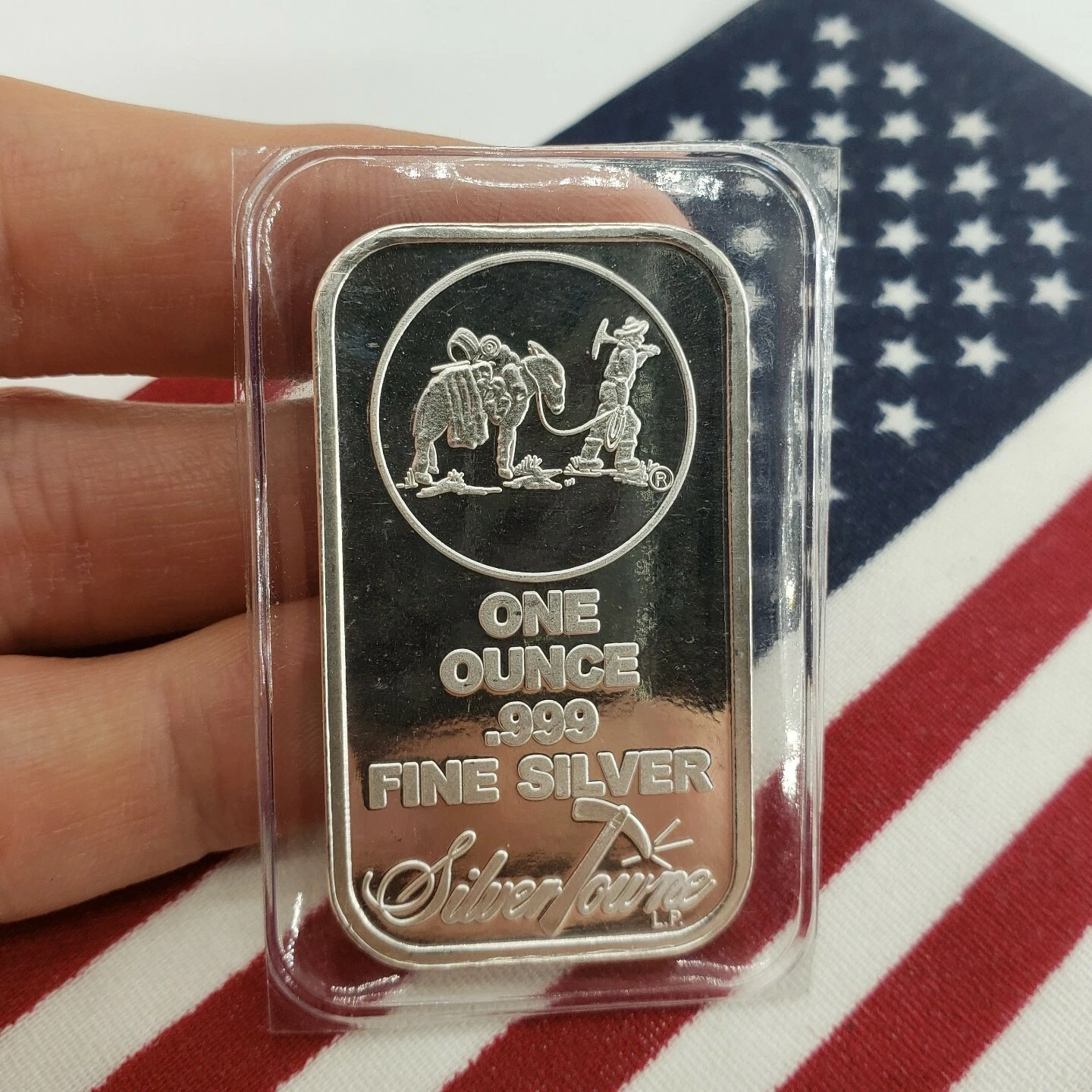 SilverTowne Trademark 1oz .999 Silver Bar