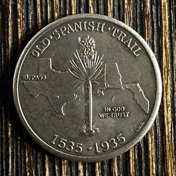 1935 Spanish Trail Commemortive Half Dollar