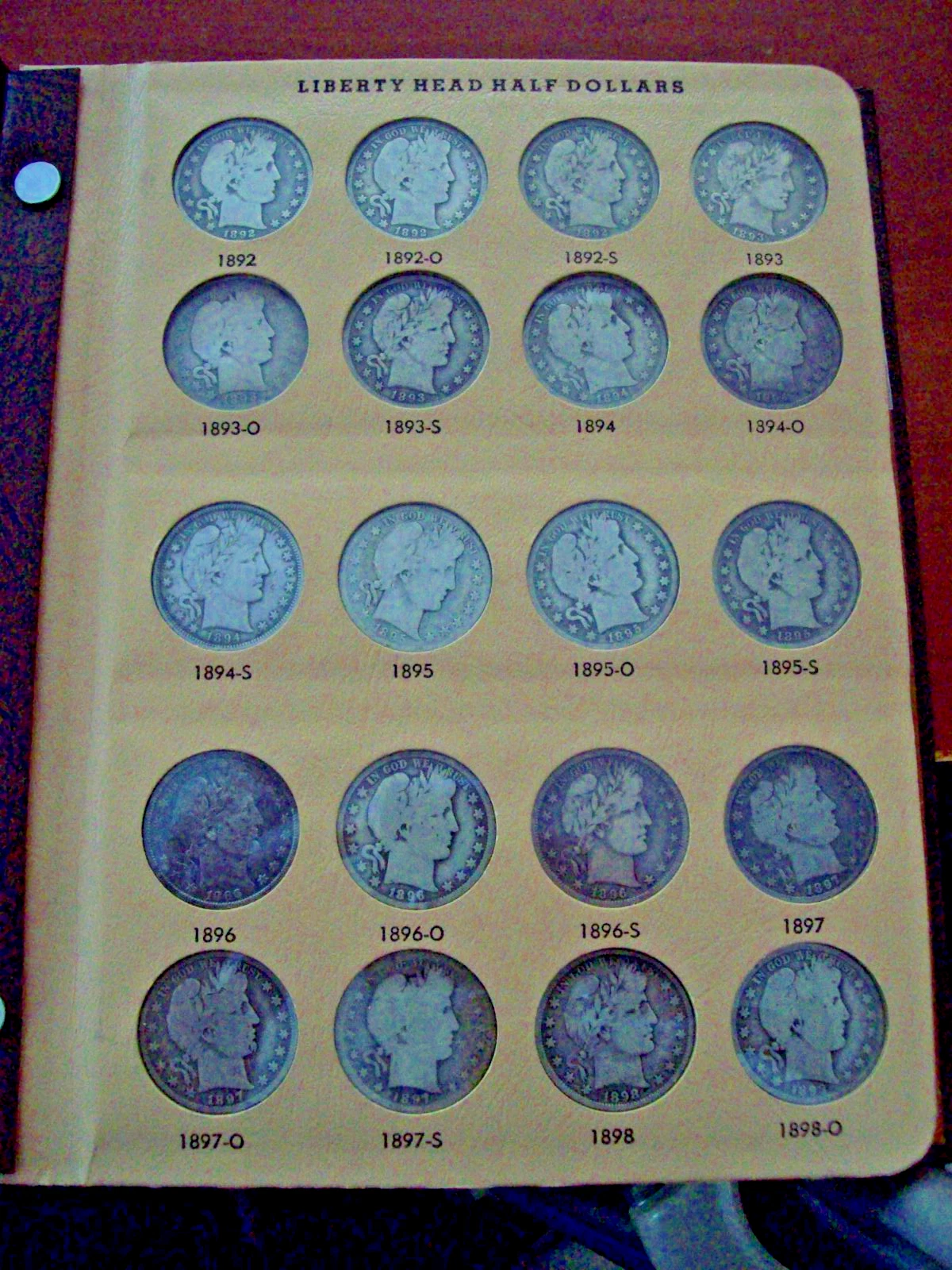 1898-1911 Barber Half Dollars