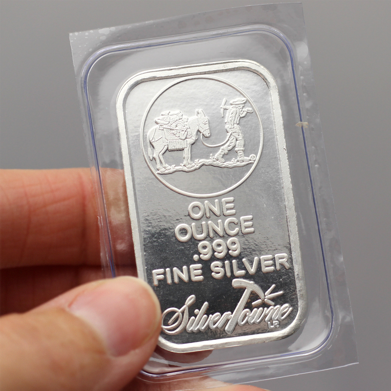1 oz SilverTowne Prospector Silver Bar
