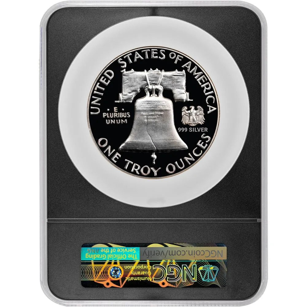 1 Oz 2025 75th Anniversary Silver Franklin Commem