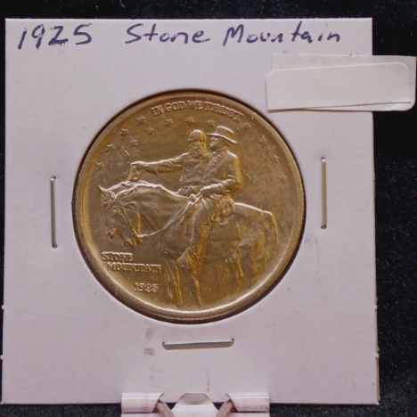 1925 50C Stone Mountain Memorial Half Dollar Commemorative Coin - NGC MS65