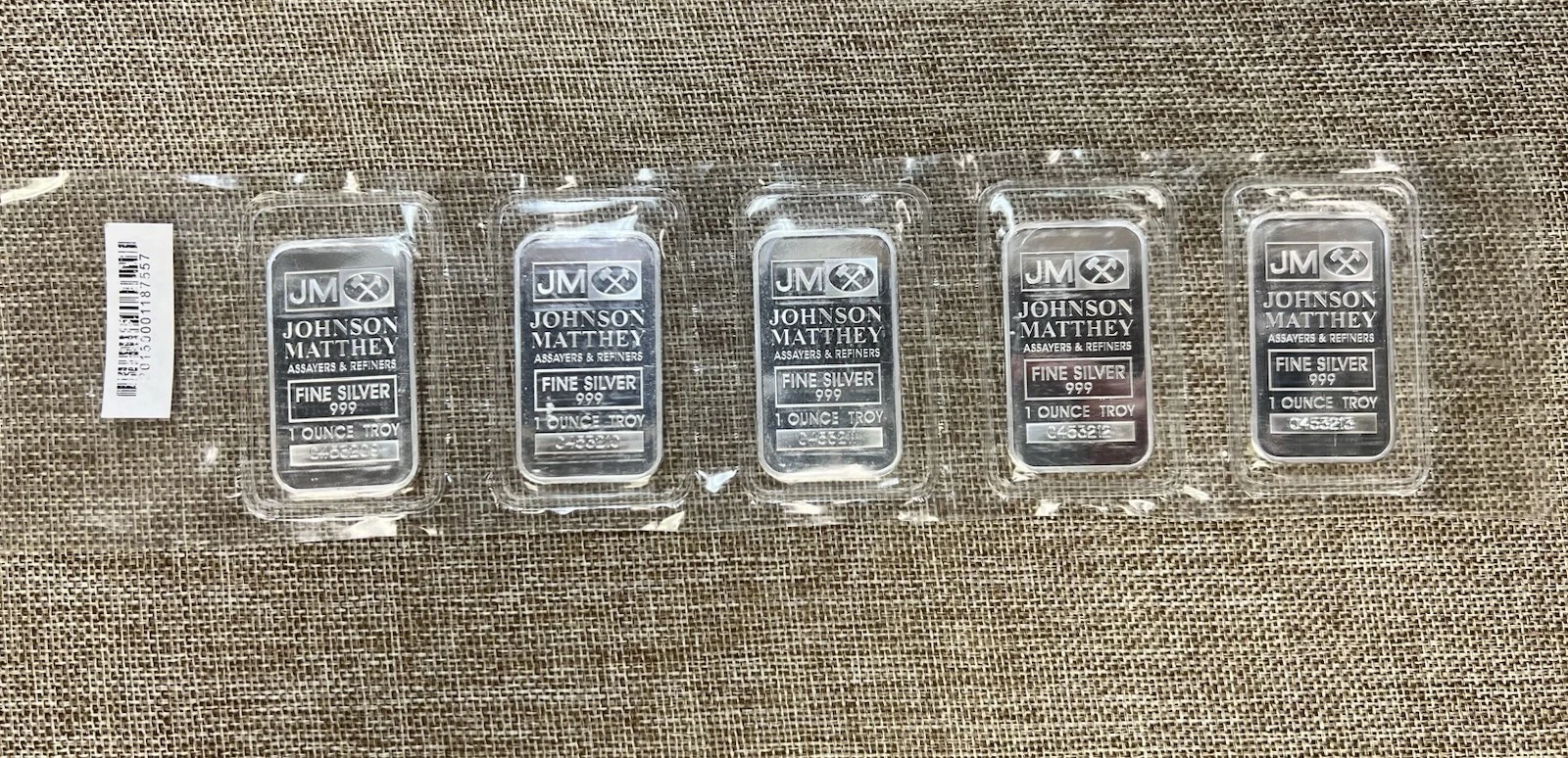 1 oz Johnson Matthey Silver Bar