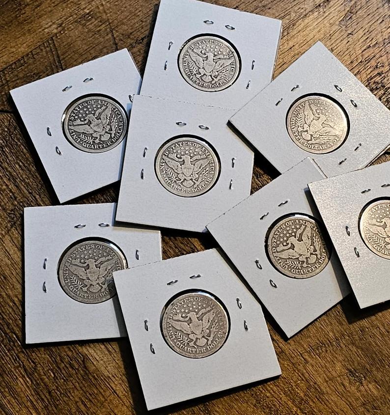 1906-1915 (10Pcs) Barbour Half Dollar Set Proof 90% Silver *NICE RUN*