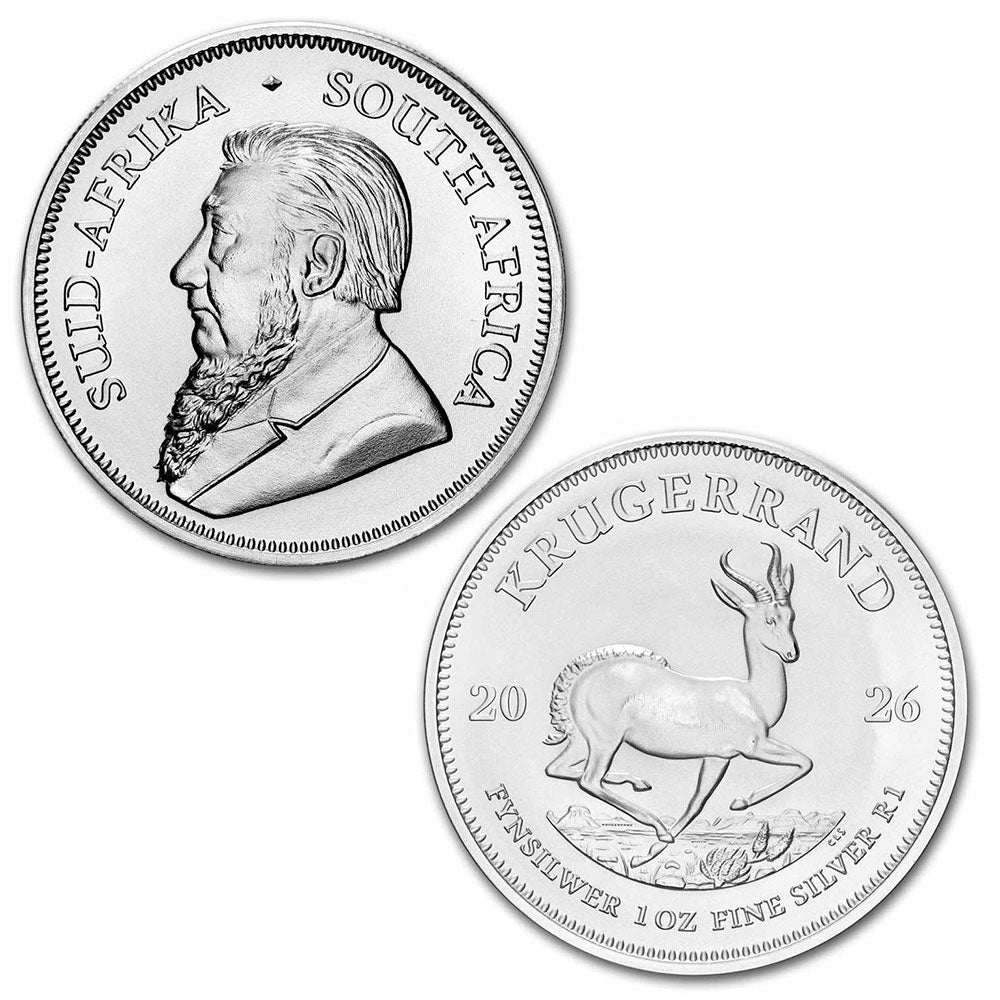 2020-2026 South Africa 1 oz Silver Krugerrand Coin