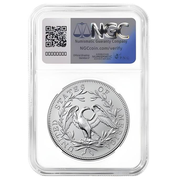 2024 230th Anniversary Flowing Hair Silver Dollar Medal NGC MS69 FDI