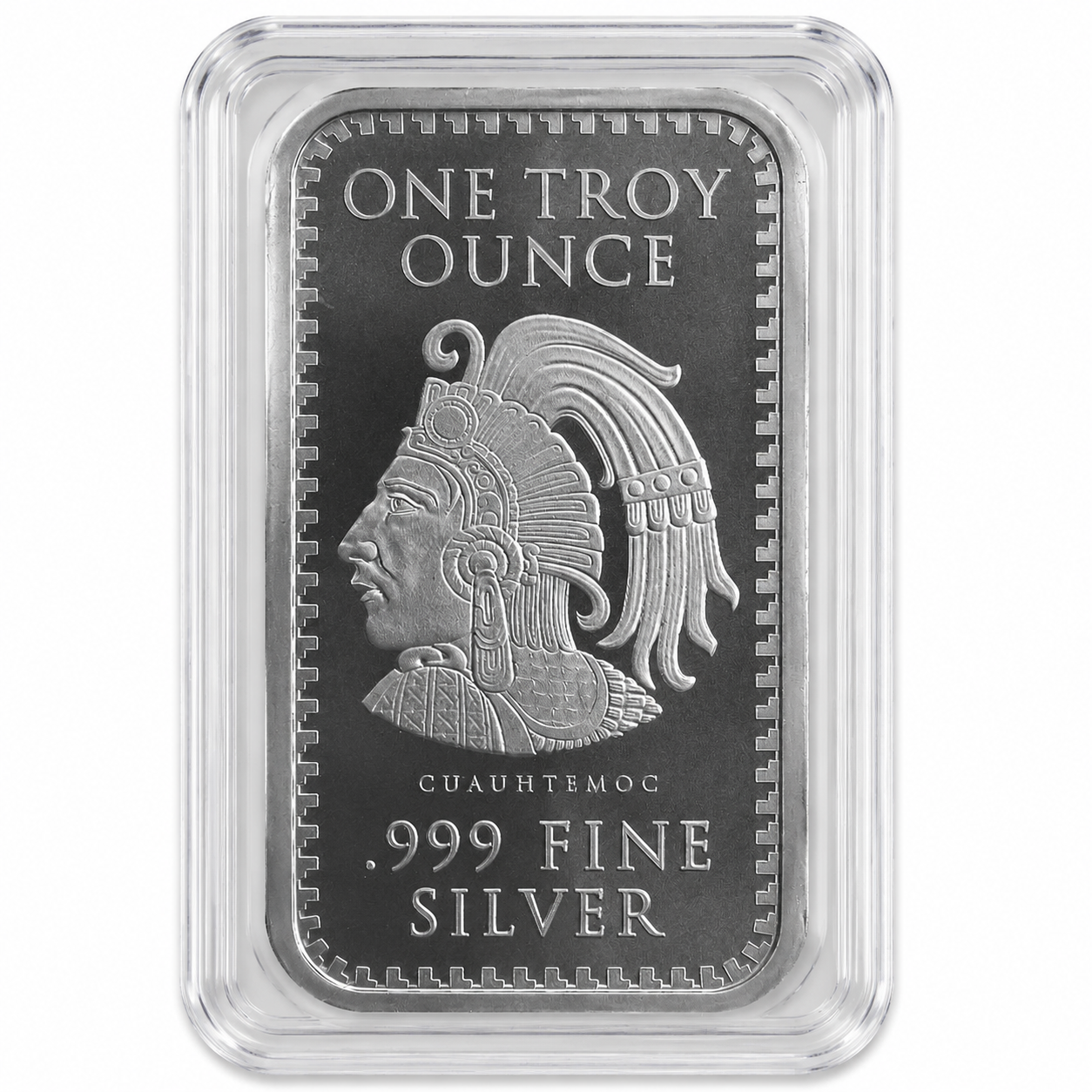 Aztec Calendar 1 oz Silver Bar