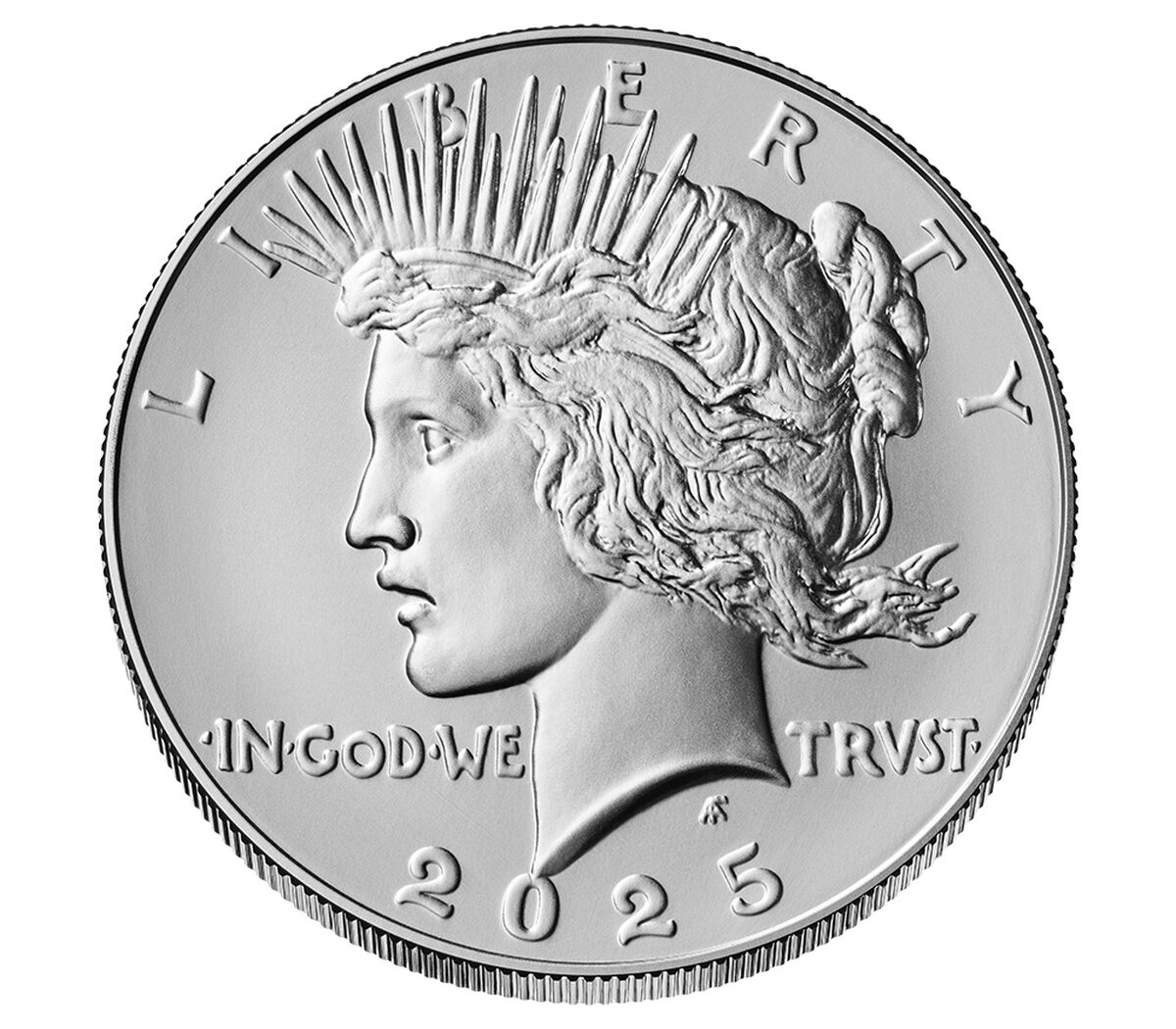 Peace Silver Dollar 2025 Uncirculated Coin