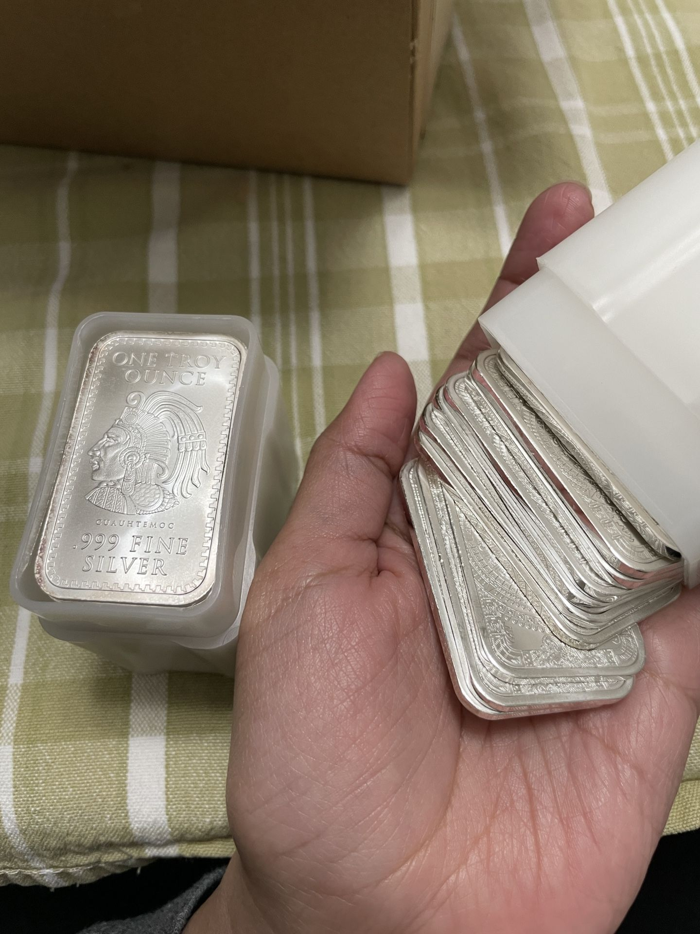 1 oz .999 Fine Silver Aztec Calendar Silver Bar