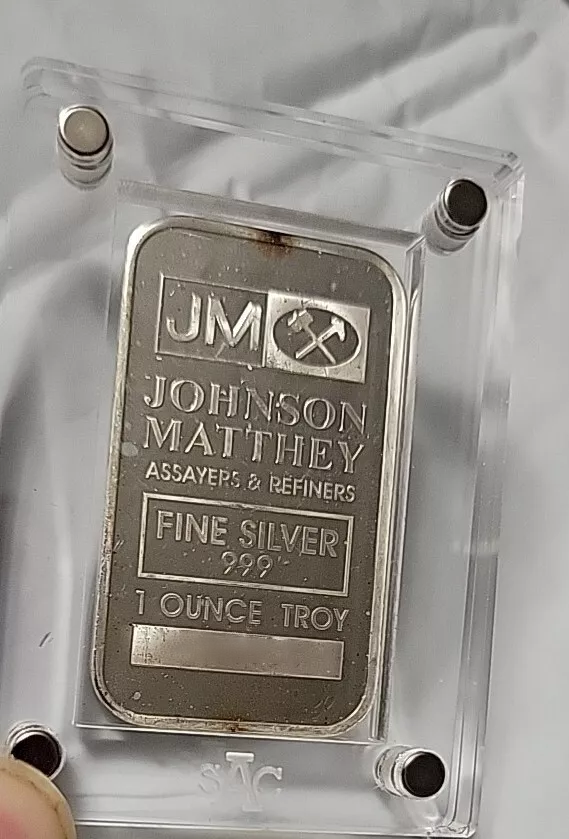 1 oz Johnson Matthey Silver Bar