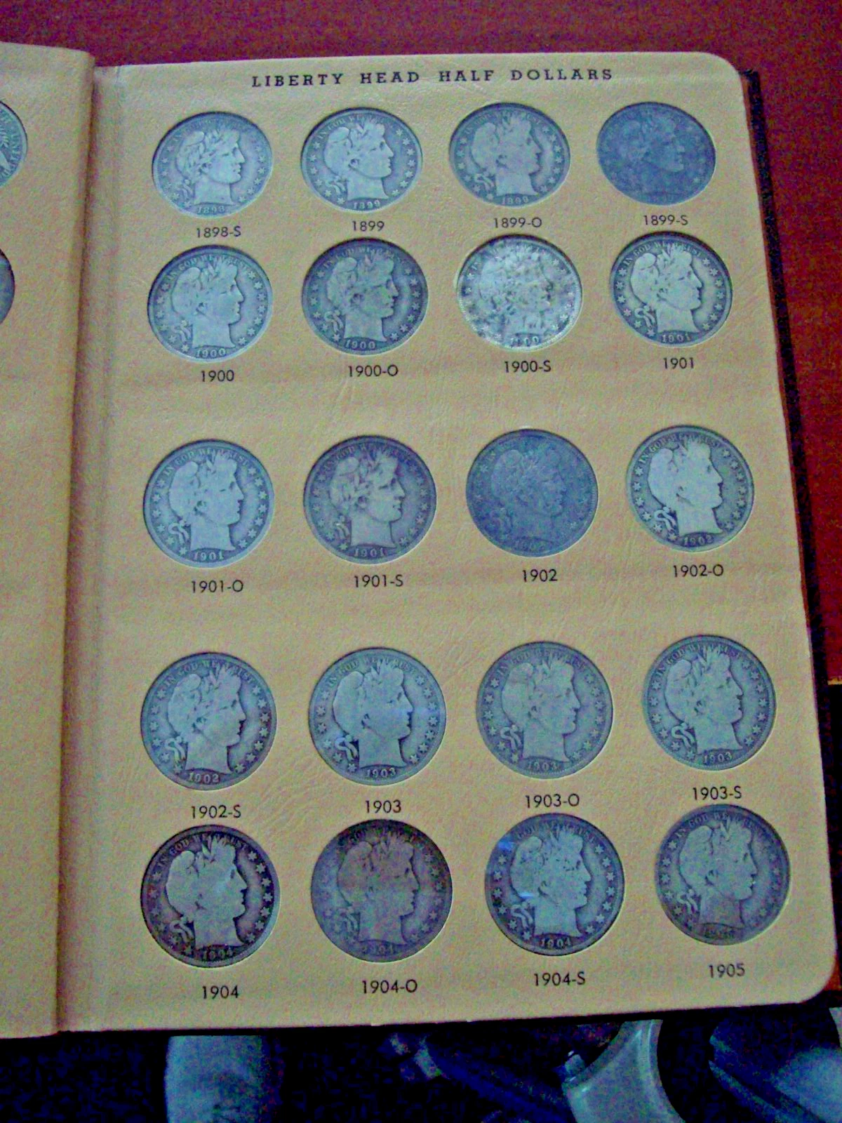 1898-1911 Barber Half Dollars